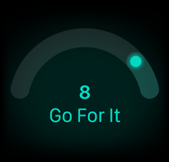 Readiness score of 8 and the words 'Go for it'