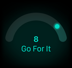 Readiness score of 8 and the words 'Go for it'
